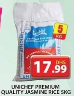 Grand Hyper Market UNICHEF PREMIUM QUALITY JASMINE RICE 5KG offer