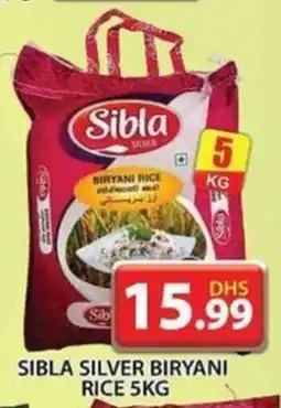 Grand Hyper Market SIBLA SILVER BIRYANI RICE 5KG offer