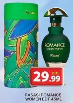 Grand Hyper Market RASASI ROMANCE WOMEN EDT 45ML offer