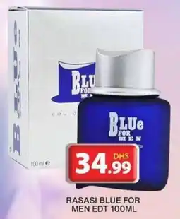 Grand Hyper Market RASASI BLUE FOR MEN EDT 100ML offer