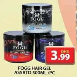 Grand Hyper Market FOGG HAIR GEL ASSRTD 500ML / PC offer