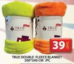 Grand Hyper Market TRUE DOUBLE FLEECE BLANKET 200 X 240CM / PC offer
