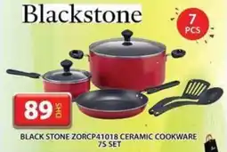 Grand Hyper Market BLACK STONE ZORCP41018 CERAMIC COOKWARE 7PCS SET offer
