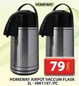 Grand Hyper Market HOMEWAY AIRPOT VACCUM FLASK 3L - HW1197/PC offer