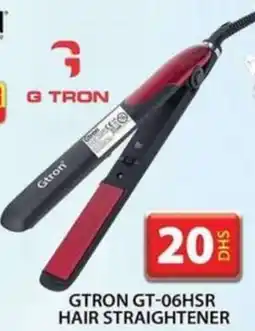 Grand Hyper Market GTRON GT 06HSR HAIR STRAIGHTENER offer