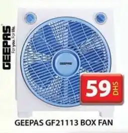 Grand Hyper Market GEEPAS GF21113 BOX FAN offer
