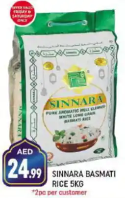 Shaklan SINNARA BASMATI RICE 5KG offer