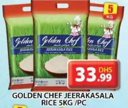Grand Hyper Market GOLDEN CHEF JEERAKASALA RICE 5KG / PC offer