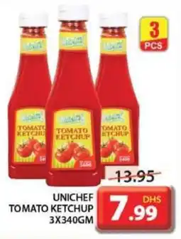 Grand Hyper Market UNICHEF TOMATO KETCHUP 3 X 340GM offer