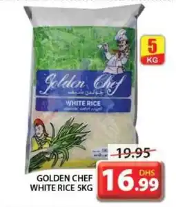 Grand Hyper Market GOLDEN CHEF WHITE RICE 5KG offer