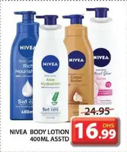 Grand Hyper Market NIVEA BODY LOTION 400ML ASSTD offer