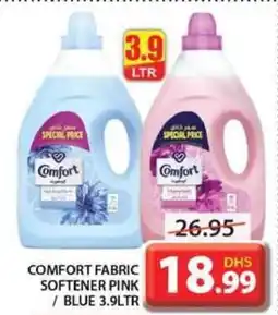 Grand Hyper Market COMFORT FABRIC SOFTENER PINK / BLUE 3.9LTR offer