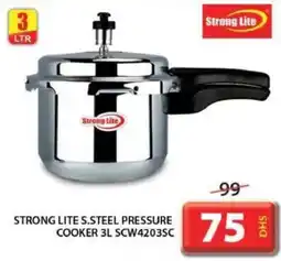 Grand Hyper Market STRONG LITE S.STEEL PRESSURE COOKER 3L SCW4203SC offer