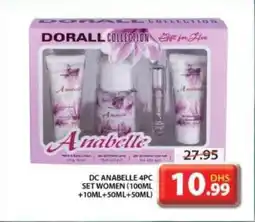 Grand Hyper Market DC ANABELLE 4PC SET WOMEN (100ML + 10ML + 50ML + 50ML) offer