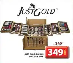 Grand Hyper Market JUST GOLD BRIDAL MAKE UP BOX offer