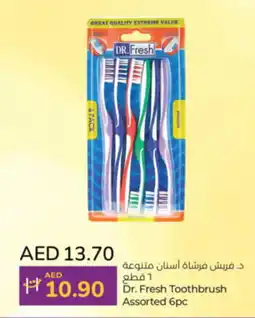 Lulu Hypermarket Dr. Fresh Toothbrush Assorted 6pc offer
