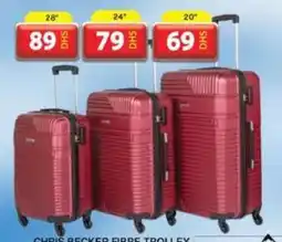 Grand Hyper Market CHRIS BECKER FIBRE TROLLEY 20" offer