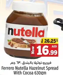 Kenz Hypermarket Ferrero Nutella Hazelnut Spread With Cocoa 630gm offer