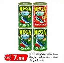 KM Trading Mega sardines assorted 115 g x 4 pcs offer