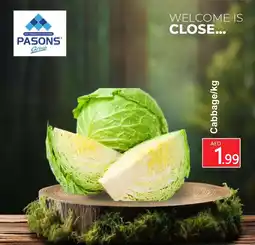 Pasons Cabbage kg offer