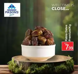 Pasons Rabia Dates Premium Kg offer