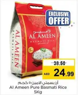 Nesto Al Ameen Pure Basmati Rice 5Kg offer