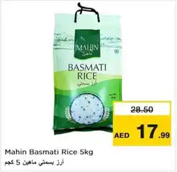 Nesto Mahin Basmati Rice 5kg offer