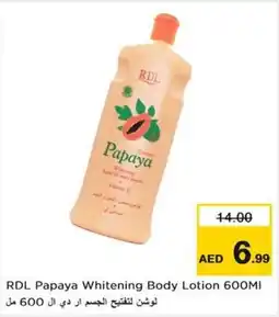 Nesto RDL Papaya Whitening Body Lotion 600MI offer