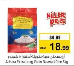Nesto Adhara Extra Long Grain Basmati Rice 5kg offer