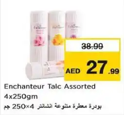Nesto Enchanteur Talc Assorted 4x250gm offer