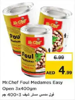 Last Chance Mr Chef Foul Medames Easy Open 3x400gm offer