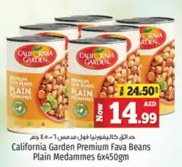 Kenz Hypermarket California Garden Premium Fava Beans Plain Medammes 6x450gm offer