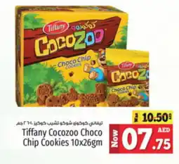 Kenz Hypermarket Tiffany Cocozoo Choco Chip Cookies 10x26gm offer