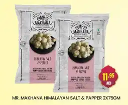 Al Adil MR. MAKHANA HIMALAYAN SALT AND PAPPER 2X75GM offer