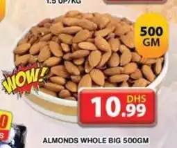 Grand Hyper Market ALMONDS WHOLE BIG 500GM offer
