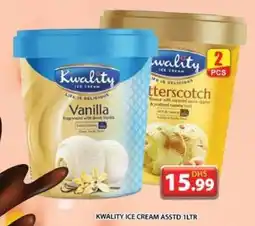 Grand Hyper Market KWALITY ICE CREAM ASSTD 1LTR offer