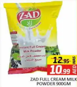 Al Madina Hypermarket ZAD FULL CREAM MILK POWDER 900GM offer