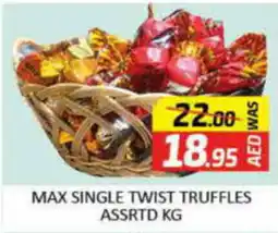 Al Madina Hypermarket MAX SINGLE TWIST TRUFFLES ASSRTD KG offer