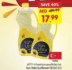 Gala Supermarket Sun Vista Sunflower Oil 2x1.5 Lt offer