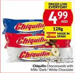 Viva Chiquilin Chocorounds with Milk Dark White Chocolate 128g offer