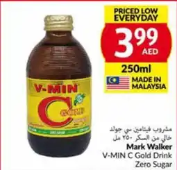 Viva Mark Walker V MIN C Gold Drink Zero Sugar 250ML offer