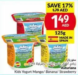 Viva Asturiana Kids Yogurt Mango Banana Strawberry 125G offer
