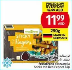 Viva Frostkrone Mozzarella Sticks mit Red Pepper Dip 250g offer