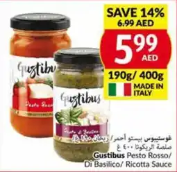 Viva Gustibus Pesto Rosso Di Basilico Ricotta Sauce 190g 400g offer