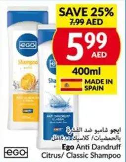 Viva Ego Anti Dandruff Citrus Classic Shampoo 400ml offer