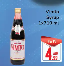 Day To Day Vimto Syrup 1x710 ml offer