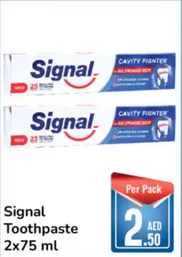 Day To Day Signal Toothpaste 2x75 ml offer