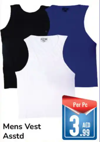 Day To Day Mens Vest Asstd offer