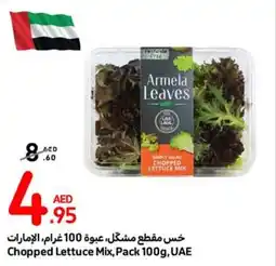Carrefour Chopped Lettuce Mix Pack 100g offer