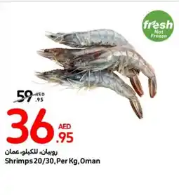 Carrefour Shrimps 20 30 Per Kg offer